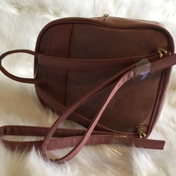 Pastel Velvet Pink Backpack Storage Tote Bag - Picture 6 of 8